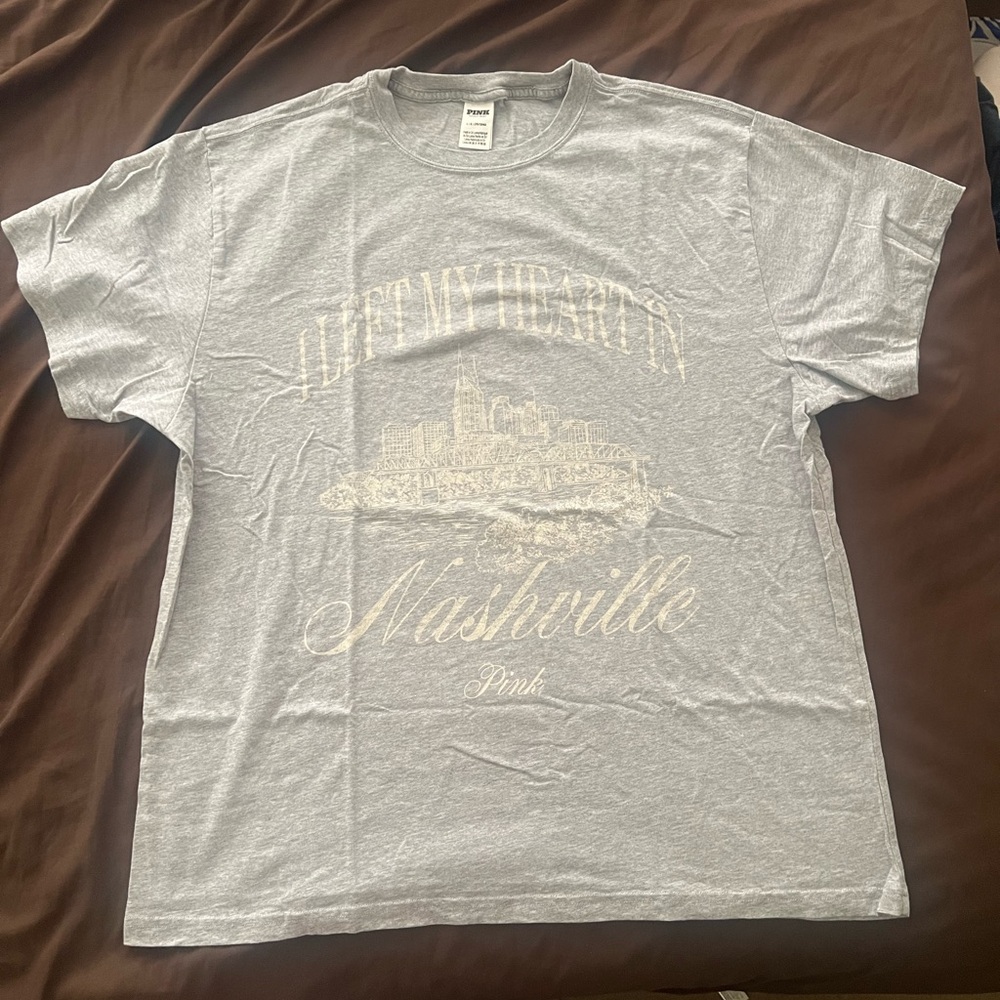 PINK Victoria's Secret Gray T-Shirt